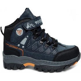 Resim Celira Vlt Cırtlı Lacivert Oranj Kaymaz Taban Erkek Çocuk Bot Çok Renkli 