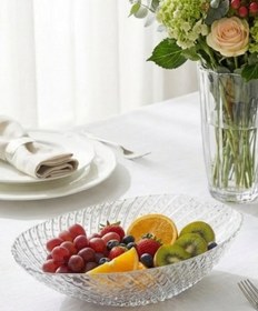 Resim Selen Concept İnci Model El Yapımı Cam Gondol Salata Kasesi Meyvelik ve Sunumluk 