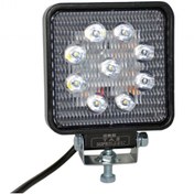 Resim TAS 12-80v Çalışma Lambası Kare 9 Led 27w 106x106x35mm L1003 