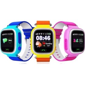 Resim 2xudc Gps Tracker Firmware Için Sarı Moda Izle Gps Çocuk Akıllı Izle Q90 (Yurt Dışından) 