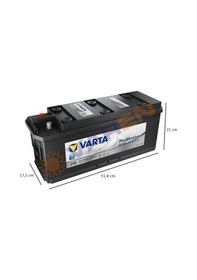 Resim Varta Promotive Black J10 12V 135Ah Amper 1000 Cca Akü 