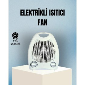 Resim Epilons Fanlı Elektrikli Isıtıcı – 3 Kademeli Isı Ayarı Ve Güvenli Kullanım 