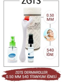 Resim Zgts Dermaroller 0.50 Mm Titanyum 540 Iğneli Derma Roller 