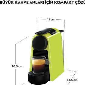 Resim Nespresso Kahve Makinesi Essenza Mini D30 Kapsüllü Kahve Makinesi Kırmızı [Enerji Sınıfı A] 