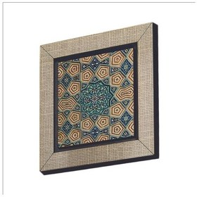 Resim Geometrik Rumi Desen Baskılı Mdf Magnet 7x7 126 