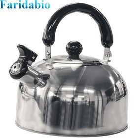 Resim 4 Litre Büyük Kapasiteli Paslanmaz Çelik İslık Sesi ve Güvenli Katlanır Saplı Kazan - Gaz ve İndüksiyon Ocakları İçin, Kampçılık, Yürüyüş ve Kahve Demleme için Uygun - Çay, Kahve, Süt İçin - Açık Hava Tutkunlarına Mükemmel Hediye 