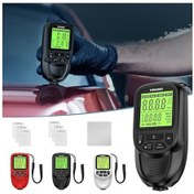 Resim Pazly Yüksek Hassasiyetli Araç Boya Kalınlık Ölçer, Led Ekranlı, 0-2000µm, Kırmızı Model Kırmızı 