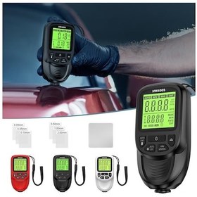 Resim Pazly Yüksek Hassasiyetli Araç Boya Kalınlık Ölçer, Led Ekranlı, 0-2000µm, Kırmızı Model Kırmızı 