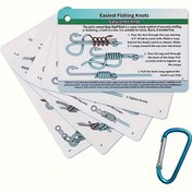 Resim 1 Set (5 adet) En Kolay Balıkçılık Bağları - 12 Basit Balıkçılık Bağları | Pratik Balıkçılık Bağları Nasıl Bağlanır ve Mini Depolama Tokası Dahil | Balıkçılığa Yeni Başlayanlar İçin Harika 