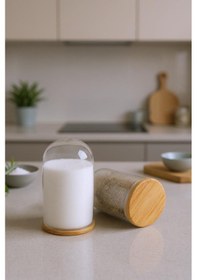 Resim Bambum Fiora - Yağlık Sirkelik Tuzluk & Biberlik Ahşap 