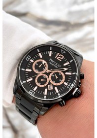 Resim Ferrucci Function Çelik Kordon Yeni Sezon Erkek Kol Saati Siyah Sdfer069 Siyah 