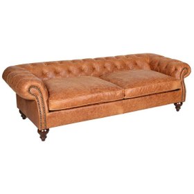 Resim 3A Mobilya Hakiki Deri Bournemouth Chesterfield 230X90X80 CM 