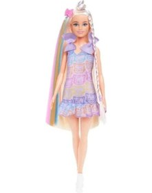Resim Barbıe Upuzun Muhteşem Saçlı Bebekler Bebek Barbie Upuzun Muhteşem Saçlı Bebekler Serisi Bebek Ve Aksesuarları, 2 Farklı Kombiniyle Upuzun Saçlı Sarışın Bebek Jct72 