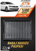 Resim Siyah Volkswagen Jetta 2016 Sonrası 4d Havuzlu Bagaj Havuzu 