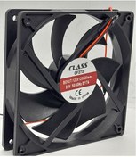 Resim Fan120Mmx120Mmx25Mm Dc 24V Aksiy Plastik Kasa 