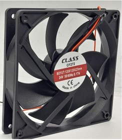 Resim Fan120Mmx120Mmx25Mm Dc 24V Aksiy Plastik Kasa 