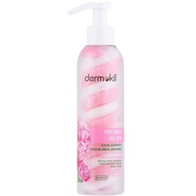 Resim Dermokil %100 Doğal Gül Suyu Canlandırıcı Yoğun Nemlendirici Twister Vücut Losyonu 200ml 