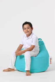 Resim earmut Premium Çocuk Armut Koltuk Turkuaz 