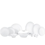 Resim Korkmaz Lidya Collection 60 Parça Platin Yemek Takımı A8186 