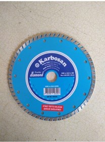 Resim Karbosan Turbo Kanallı Seramik-granit-taş Kesici 180 Mm 