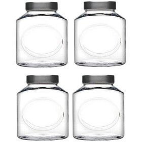 Resim Kavanoz Metal Kapaklı - 1000 Cc Elips 80393 