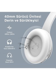 Resim Bıx Bh2-ıg Buz Grisi Souncraft Bh2 Katlanabilir Kablosuz Kulaklık 