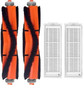 Resim Xiaomi Mop 2 Pro (MJST1SHW) Uyumlu Ana Fırça ve Filtre-4 Parça 