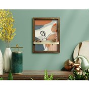 Resim Bk Home Doğal Masif Ahşap Çerçeveli Tablo Duvar Rafı-16 (551052817) 