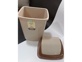 Resim Fantastik Sallanır Kapak Plastik Banyo Mutfak Çöp Kovası Kutusu / 5 Litre 