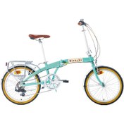 Resim Bianchi Folding Vintage V 20 Jant 28 CM Kadro 7 Vites Katlanır Unisex Bisiklet 2021 Bianchi