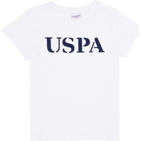 Resim U.S. Polo Assn. Çocuk Basic Bisiklet Yaka Tişört BEYAZ 