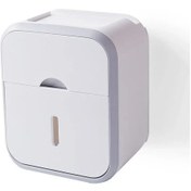 Resim Saklama Kutusu Tuvalet Kağıdı Organizatör Su Geçirmez Yüksek Kapasiteli Toz Gray Gri 