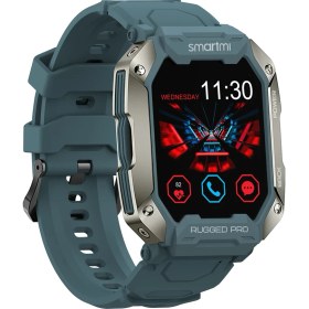 Resim Smartmi Rugged Pro Akıllı Saat Mavi (Tansiyon Ölçme, Bluetooth Arama, Hoparlör) 