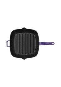Resim Lava Grill Tava 28*28 Metal Saplı Mor 