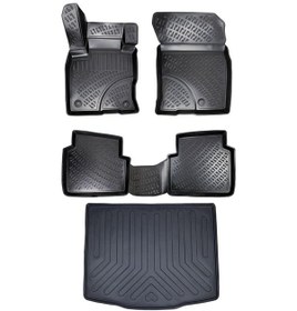 Resim Rizline Ford Kuga 2020-2021 3D Paspas Ve Bagaj Havuzu 