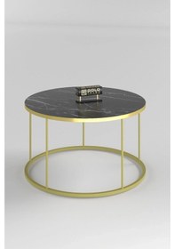 Resim Uslucan Alışveriş Orta Sehpa Terra Lüx Bendir Gold Çok Renkli 