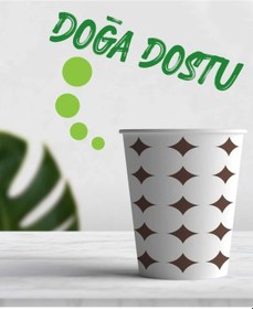 Resim Karton Bardak 150 155 Ml İdeal Çay Bardağı Ölçüsü 