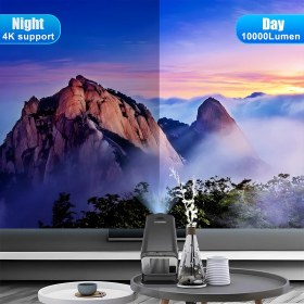 Resim Idragon® HY320 Mini Siyah Taşınabilir Sinema Projeksiyon Cihazı Ev Sineması Bluetooth Android Projeksiyon 