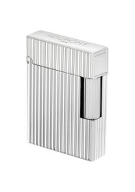 Resim S.t. Dupont Ligne 1 Gilloche Gümüş Rengi Çakmak 14021 