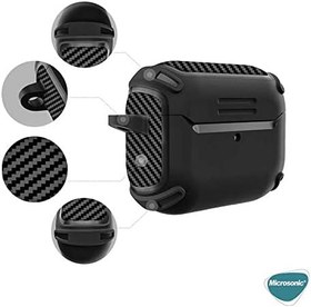 Resim Microsonic Apple AirPods Pro 2.Nesil Legacy Cube için Kılıf Kırmızı [AirPods Pro 2. Nesil ile Uyumlu Kılıf - Kırmızı] 