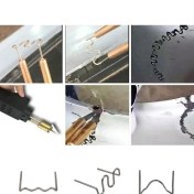 Resim Zhuning Shop 2 Plastik Zımba Tamir Kaynakçı Için Önceden Kesilmiş Dalga Düz Sıcak Zımbalar (Yurt Dışından) 