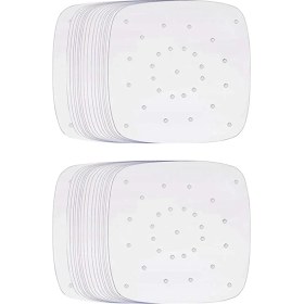 Resim Augusts Hava Fritöz Parşömen Kağıt Gömlekleri (9x9 Inç) 200 Adet Büyük Uyumlu Xxl Philips, Nuwave Brio, Chefman Hava Fritöz Fırını (Yurt Dışından) 