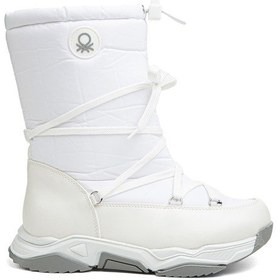 Resim United Colors Of Benetton Benetton BN-30392 - 3256 Beyaz Gri - Kadın Bot 35829 