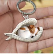 Resim Youmex Akrilik Köpek Figürlü Anahtar Zinciri - Tek Taraflı Uv Baskılı, Ev Ve Araba Kullanıma Uygun, Dayanıklı Ve Pratik Tasarım 