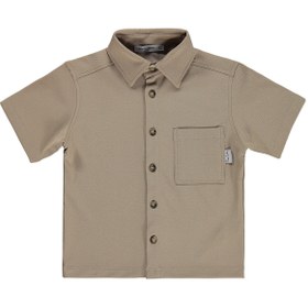 Resim Pierre Cardin Erkek Çocuk Tek Cepli 2-5 Yaş Gömlek - Bej - Bej / 4-5 Yaş 