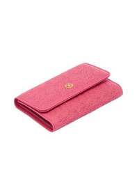 Resim Tergan Pembe Deri Kadın Cüzdan - S1cb00005788-h68 Pembe 
