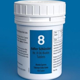 Resim Adler Schüssler No: 8 Tablets 