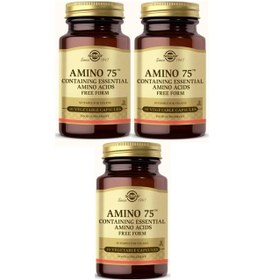 Resim Solgar Amino 75 Essential Amino Complex 3 x 30 Kapsül 