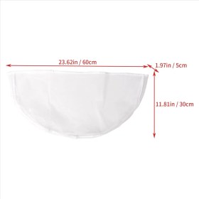 Resim Poieerf Giyim Torbaları Şeffaf Toz Koruması 10 Adet Beyaz Omuz Örtüsü Omuz Örtüsü Yaka Takım Kapakları (Yurt Dışından) 