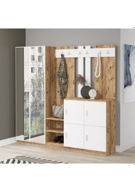 Resim Robinhome Robin Home Lora Vestiyer Portmanto Ayakkabılık Atlantik Çam - Bey 